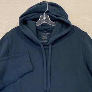 Mack Weldon Hoodie Mens 2XL Blue Pullover Pockets Drawstring Sweatshirt